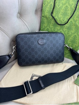 Мессенджер Gucci With Tag Gray
