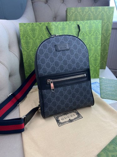 Нагрудная сумка Gucci GG Gray