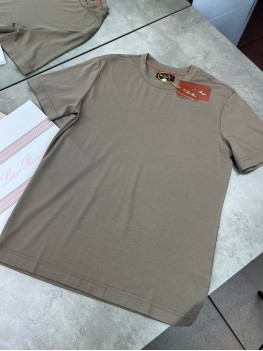 Трикотажная футболка Loro Piana classic brown