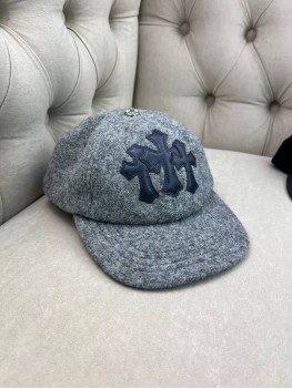 Кепка Chrome Hearts серая кашемировая