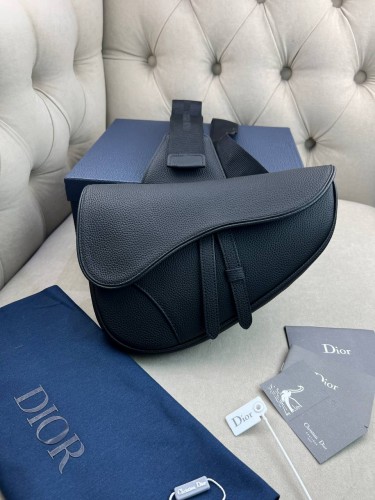 Сумка седло Dior Saddle Grained Black