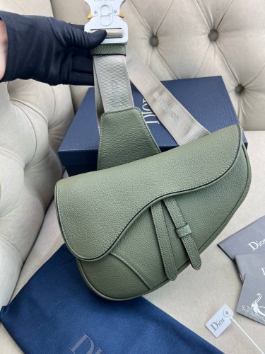 Сумка седло Dior Saddle Grained Khaki