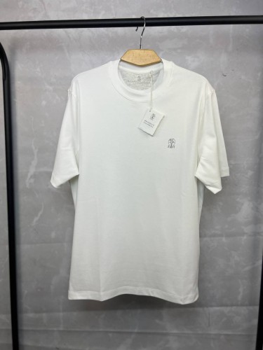 Футболка Brunello Cucinelli Classic Logo White