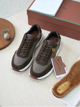Кроссовки Loro Piana Week end Walk Coffe