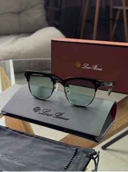 Солнцезащитные очки Loro Piana в стиле броулайнер 