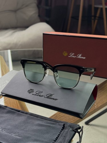 Солнцезащитные очки Loro Piana в стиле броулайнер 