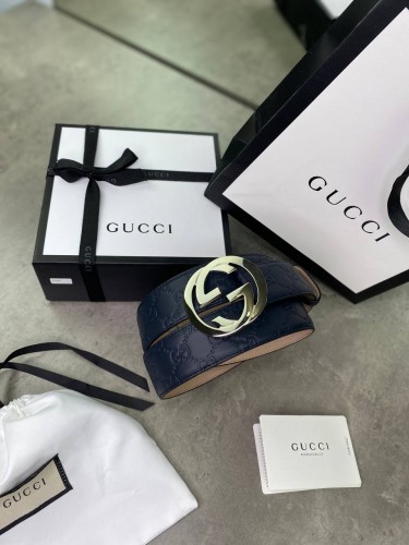 Ремень Gucci темно-синий