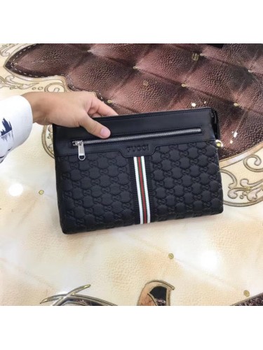 Квадратная барсетка Gucci бело-красная полоска 
