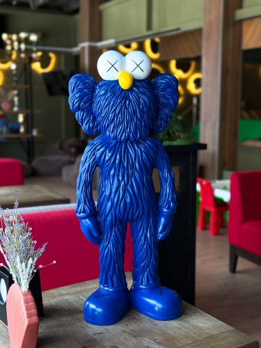 Статуэтка Kaws BFF Blue дизайнерская коллекционная фигурка 80 см синий