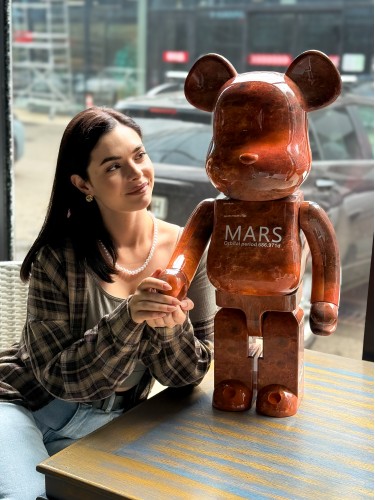 	 Bearbrick Planet Series Mars дизайнерская статуэтка медведь Беарбрик 70 см
