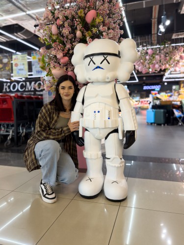 Kaws Star Wars Stormtrooper White большая коллекционная статуэтка фигурка 140 см белый