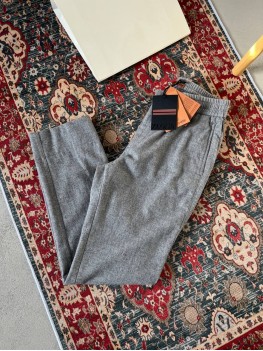 Трикотажные штаны Zegna серого цвета